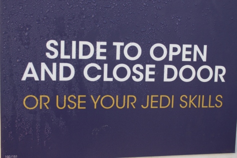 Sign on Condor ferry to Jersey from Poole